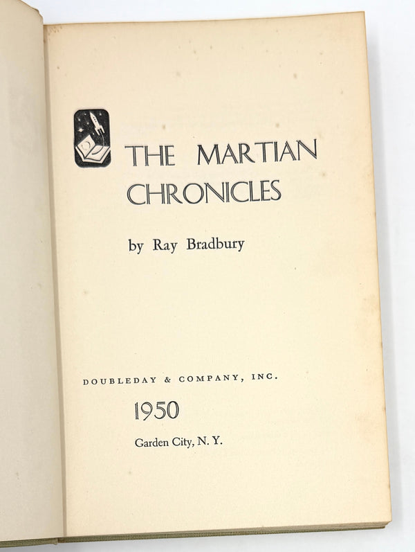 The Martian Chronicles, Ray Bradbury. Signed First Edition.