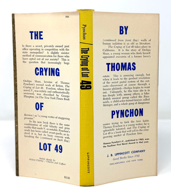 The Crying of Lot 49, Thomas Pynchon. First Edition. Larry McMurtry's Copy.