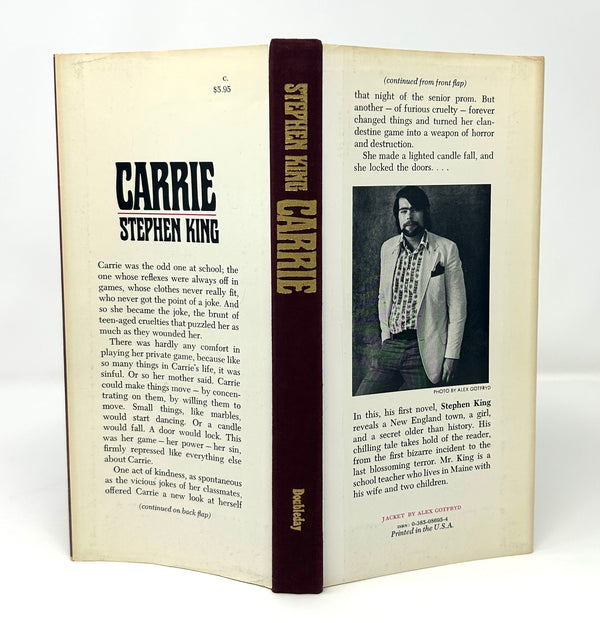 Carrie, Stephen King. Signed and Inscribed First Edition.