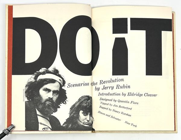 Do It, Jerry Rubin. Introduction by Eldridge Cleaver. First Edition.