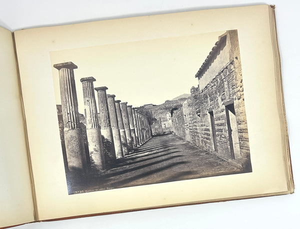 Souvenirs de Pompei. 40 Plates of Pompeii Ruins ~ circa 1900