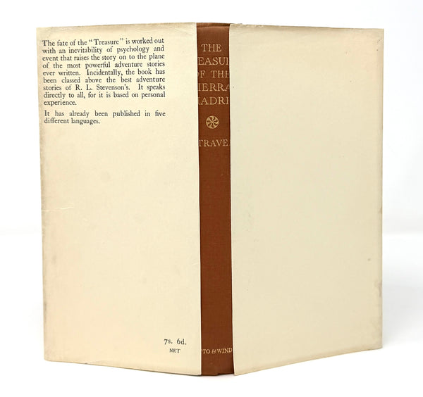 The Treasure of the Sierra Madre, B. Traven. First UK Edition.