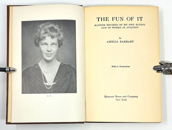 The Fun of It, Amelia Earhart. Signed First Edition, Fifth Printing.