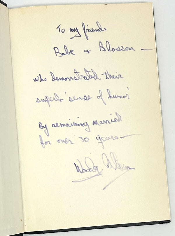 Side Effects, Woody Allen. Signed & Inscribed First Edition.