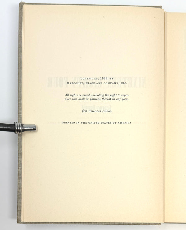 Nineteen Eighty-Four, George Orwell. First American Edition.