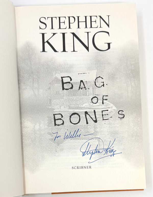 Bag of Bones, Stephen King. Signed First Edition.
