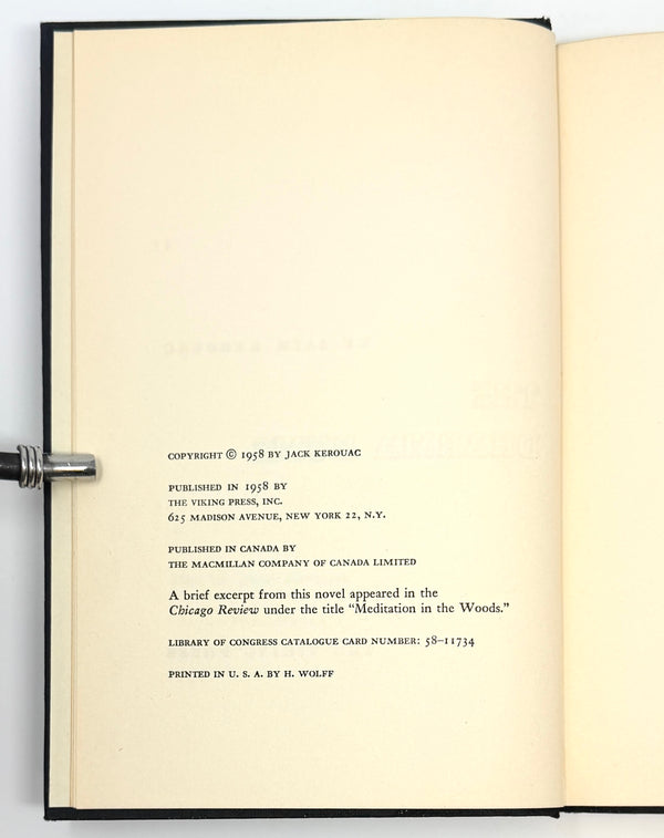 The Dharma Bums, Jack Kerouac. First Edition.