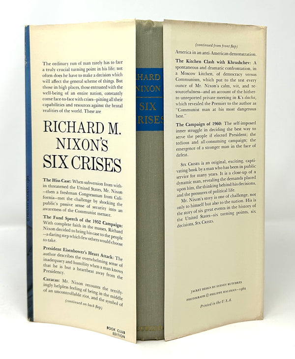 Six Crises, Richard M. Nixon. Signed & Inscribed First Edition.