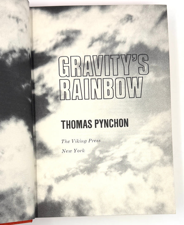 Gravity's Rainbow, Thomas Pynchon. First Edition.