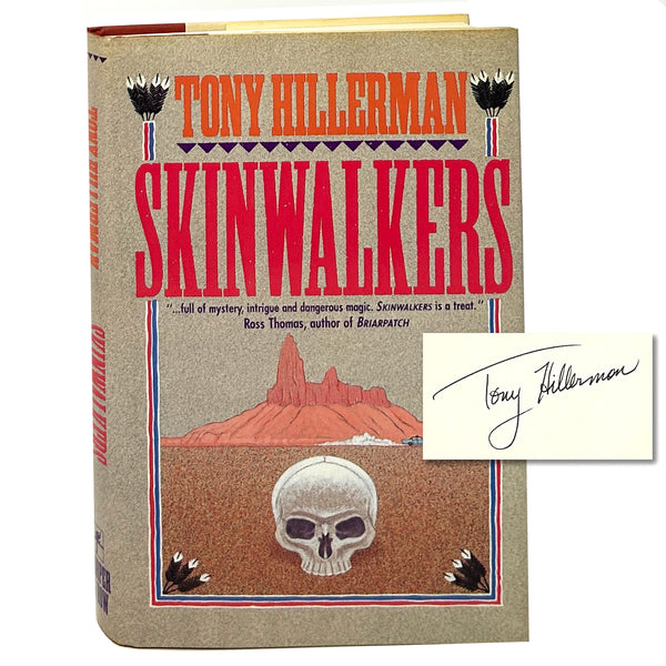 Skinwalkers, Tony Hillerman. Signed First Edition.