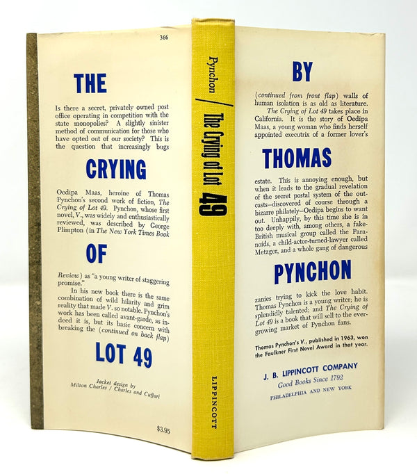 The Crying of Lot 49, Thomas Pynchon. First Edition.