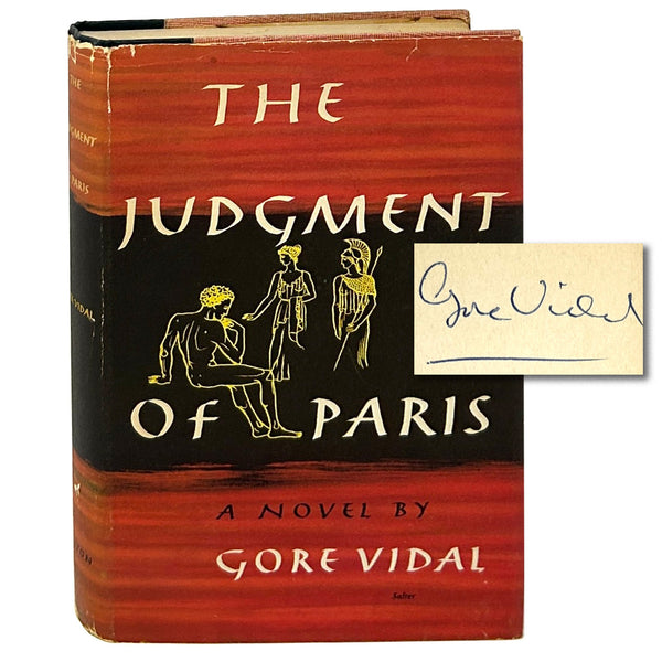 The Judgement of Paris, Gore Vidal. Signed First Edition.