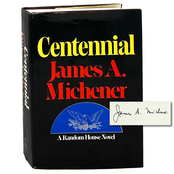 Centennial, James Michener. Signed First Edition.