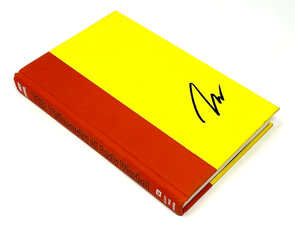 The Philosophy of Andy Warhol. Signed First Edition.