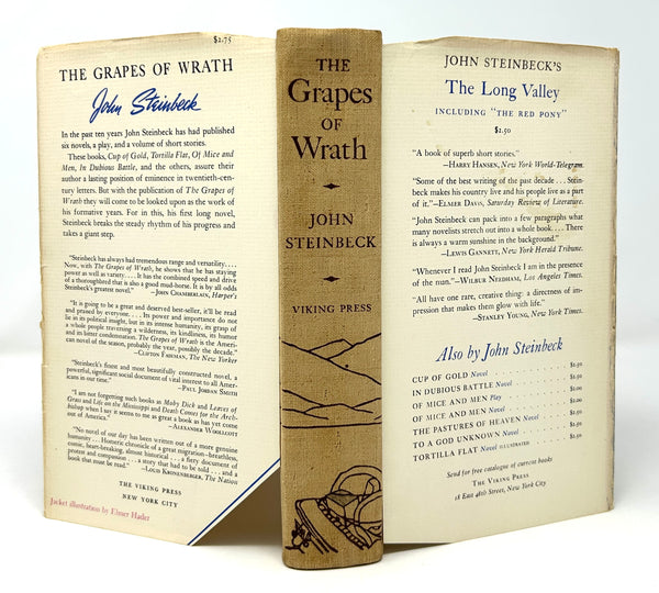 The Grapes of Wrath, John Steinbeck. First Edition.