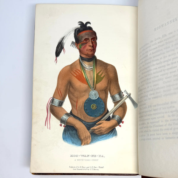 History of the Indian Tribes of North America, Thomas McKenney and James Hall. Fourth Octavo Edition.