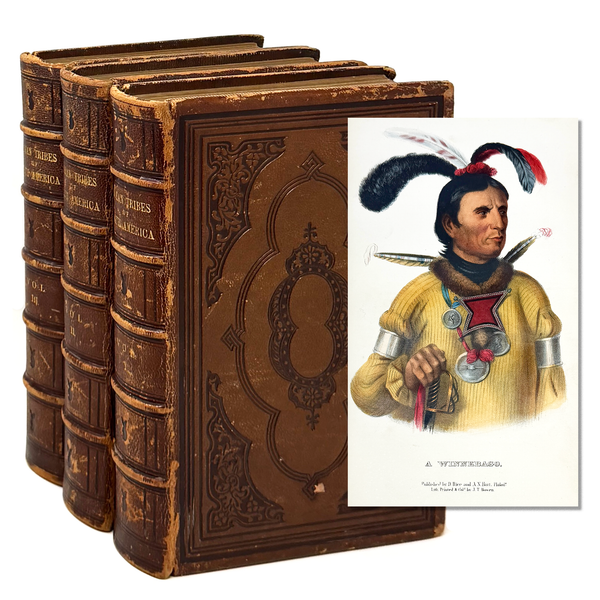 History of the Indian Tribes of North America, Thomas McKenney and James Hall. Fourth Octavo Edition.
