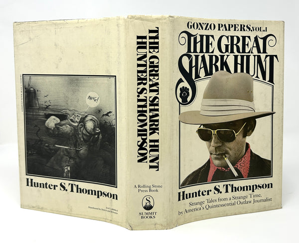The Great Shark Hunt: Strange Tales from a Strange Time, Hunter S. Thompson. Signed & Inscribed.