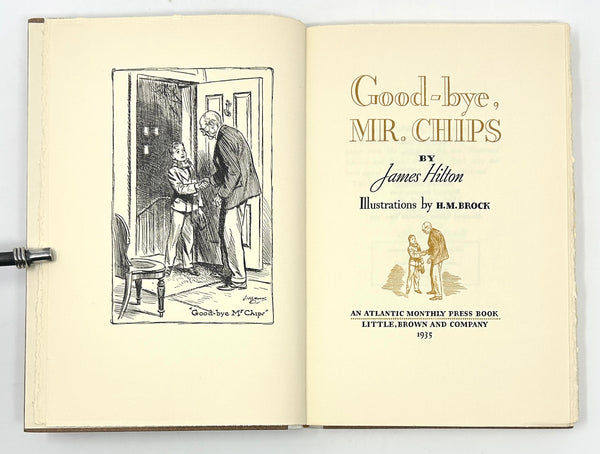 Goodbye, Mr. Chips, James Hilton. Signed Limited "Birthday Edition."