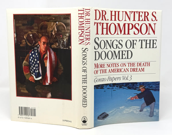 Songs of the Doomed, Hunter S. Thompson. Signed & Inscribed First Edition.