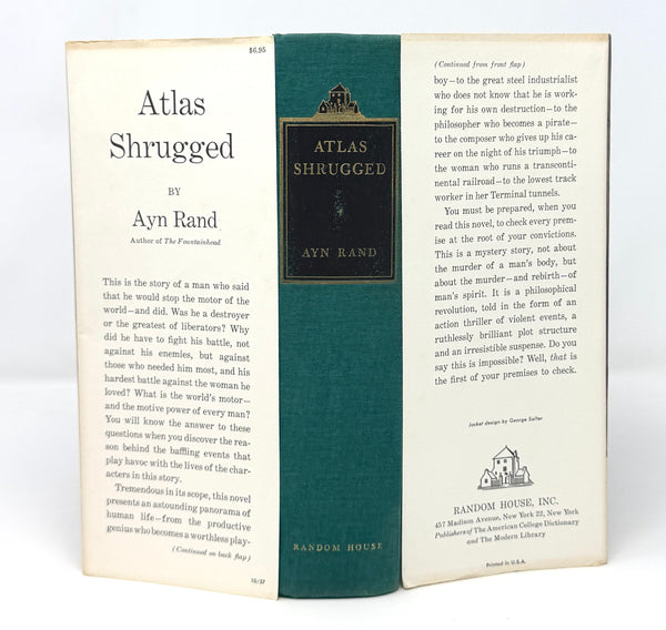 Atlas Shrugged, Ayn Rand. Signed First Edition.