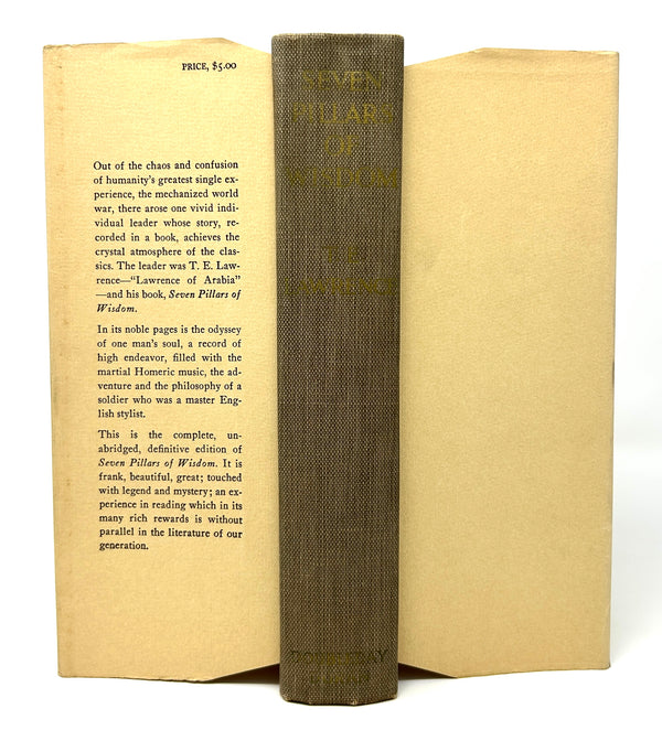 Seven Pillars of Wisdom, T.E. Lawrence. First American Trade Edition.