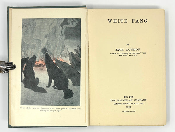 White Fang, Jack London. First Edition.