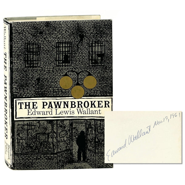 The Pawnbroker, Edward Lewis Wallant. Signed First Edition.