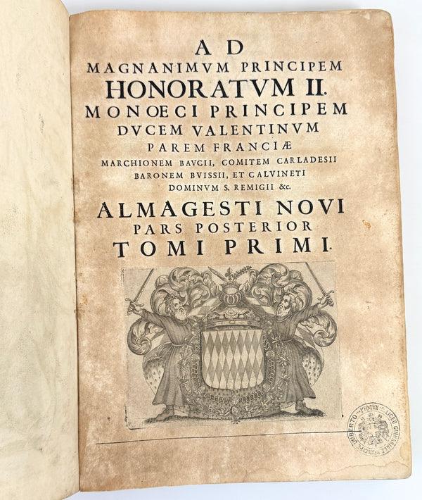 Almagestum Novum, Giovanni Battista Riccioli. First Edition.