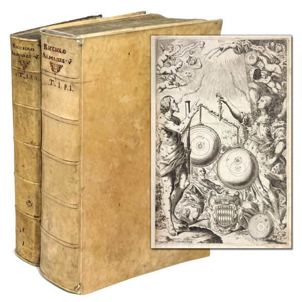Almagestum Novum, Giovanni Battista Riccioli. First Edition.