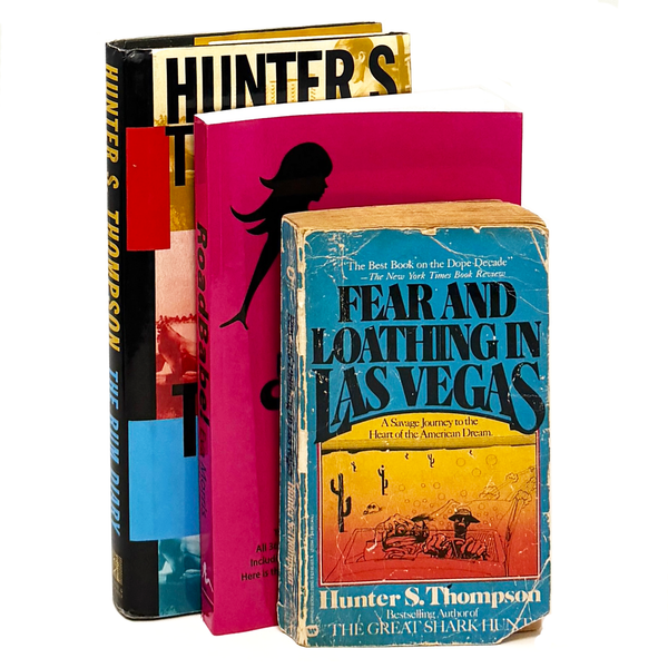 Hunter S. Thompson – Association Group to Eva Morris. Presentation Copies Inscribed During His Final Interview.