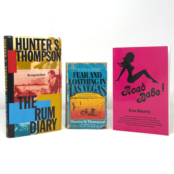 Hunter S. Thompson – Association Group to Eva Morris. Presentation Copies Inscribed During His Final Interview.
