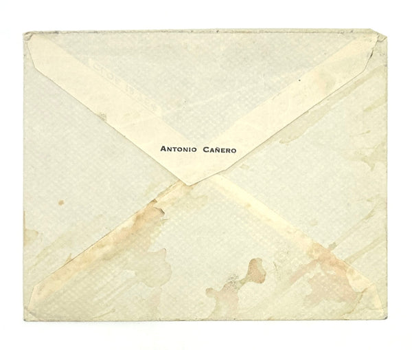 Antonio Cañero Autograph Letter Signed (ALS) to Juliet Barrett Rublee