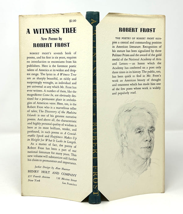 A Witness Tree, Robert Frost. Signed First Edition, Third Printing.