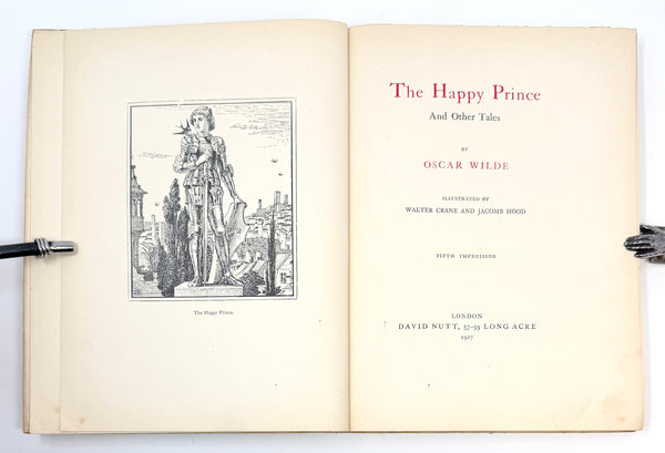 The Happy Prince And Other Tales, Oscar Wilde. Illustrated by Walter Crane and Jacomb Hood. Fifth Impression.