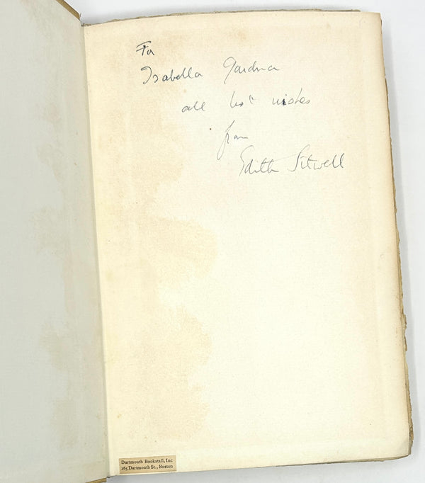 The Collected Poems of Edith Sitwell. Signed Limited First Edition, Presentation Copy to Isabella Gardner.