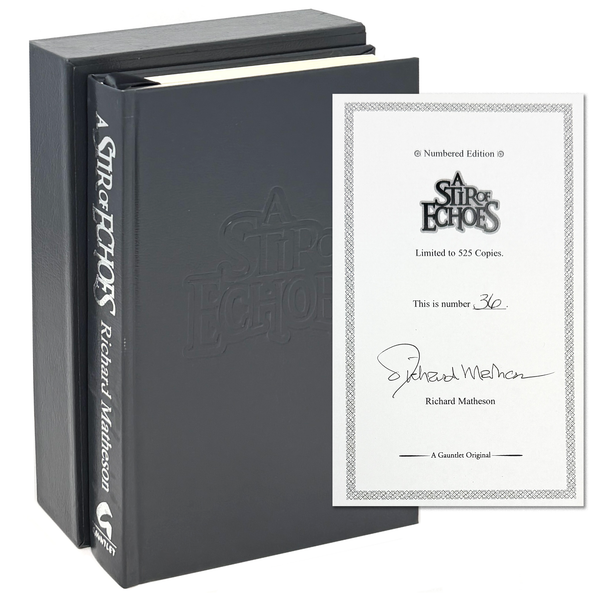 A Stir of Echoes, Richard Matheson. Signed Limited Edition.