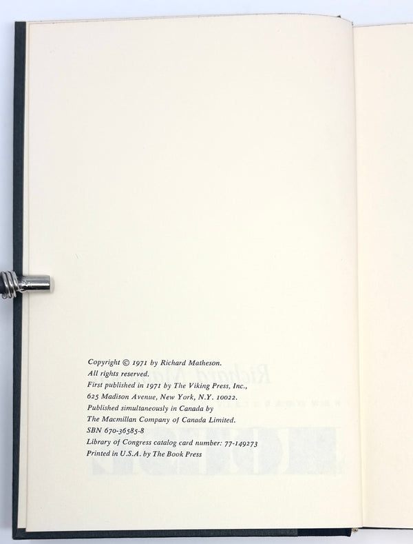 Hell House, Richard Matheson. First Edition.