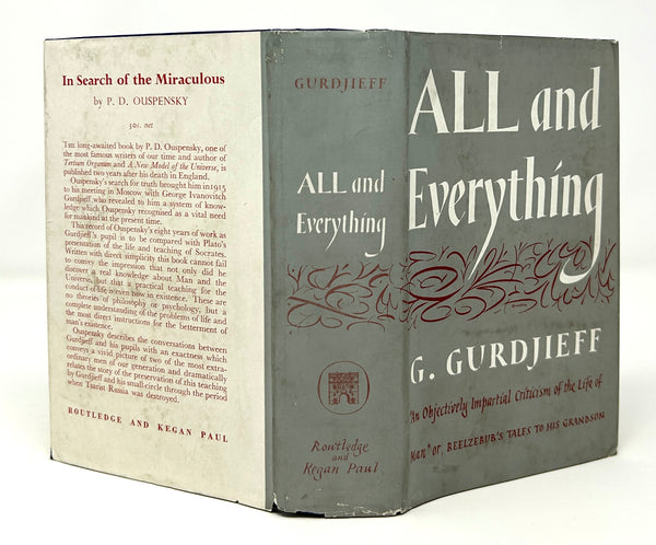 All and Everything, G. Gurdjieff. First UK Edition.