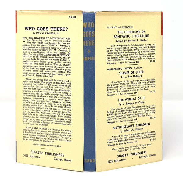 Who Goes There? John Campbell. Signed First Edition.