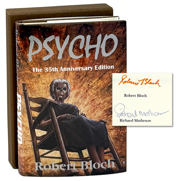 Psycho, Robert Bloch. Signed Limited 35th Anniversary Edition.