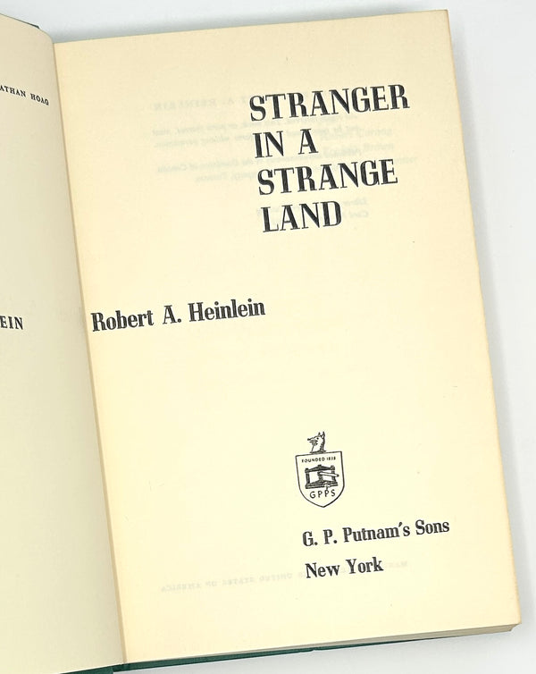Stranger in a Strange Land, Robert Heinlein. First Edition.