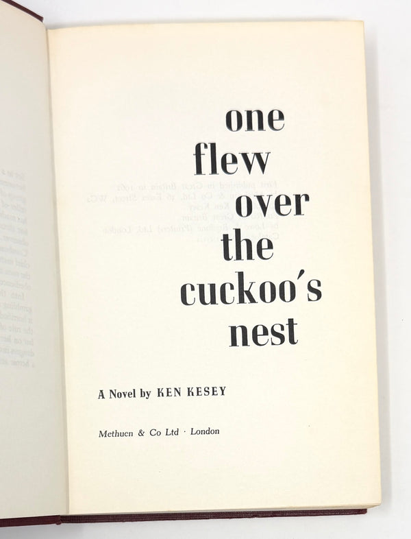 One Flew Over the Cuckoo's Nest, Ken Kesey. First UK Edition.