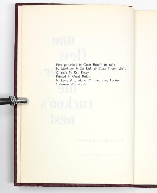 One Flew Over the Cuckoo's Nest, Ken Kesey. First UK Edition.
