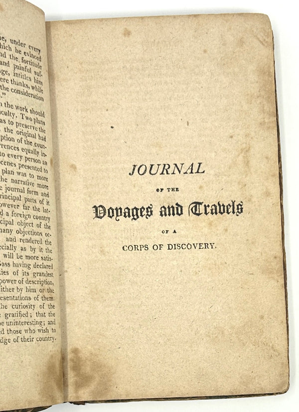 Journal of the Voyages and Travels of a Corps of Discovery, Patrick Gass. First Edition.