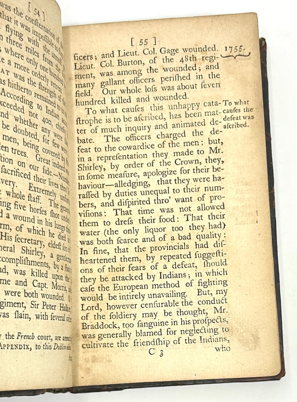 A Review of the Military Operations in North-America, [William Livingston]. Second Edition ~ 1757