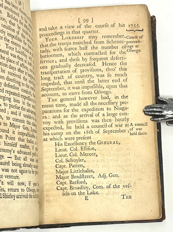 A Review of the Military Operations in North-America, [William Livingston]. Second Edition ~ 1757