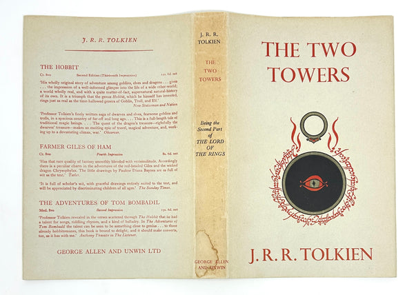 The Lord of the Rings, J.R.R. Tolkien. First UK Editions, Later Impressions w/ Custom Case.