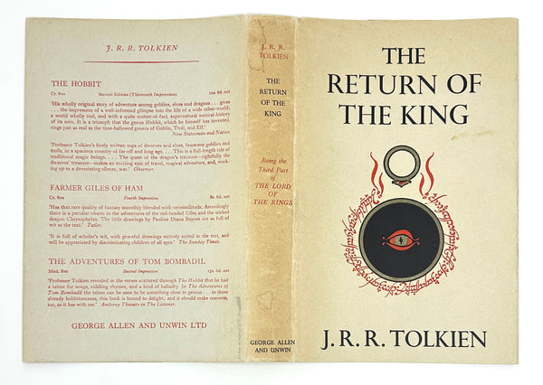 The Lord of the Rings, J.R.R. Tolkien. First UK Editions, Later Impressions w/ Custom Case.