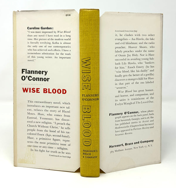 Wise Blood, Flannery O'Connor. First Edition, Larry McMurtry's Copy.